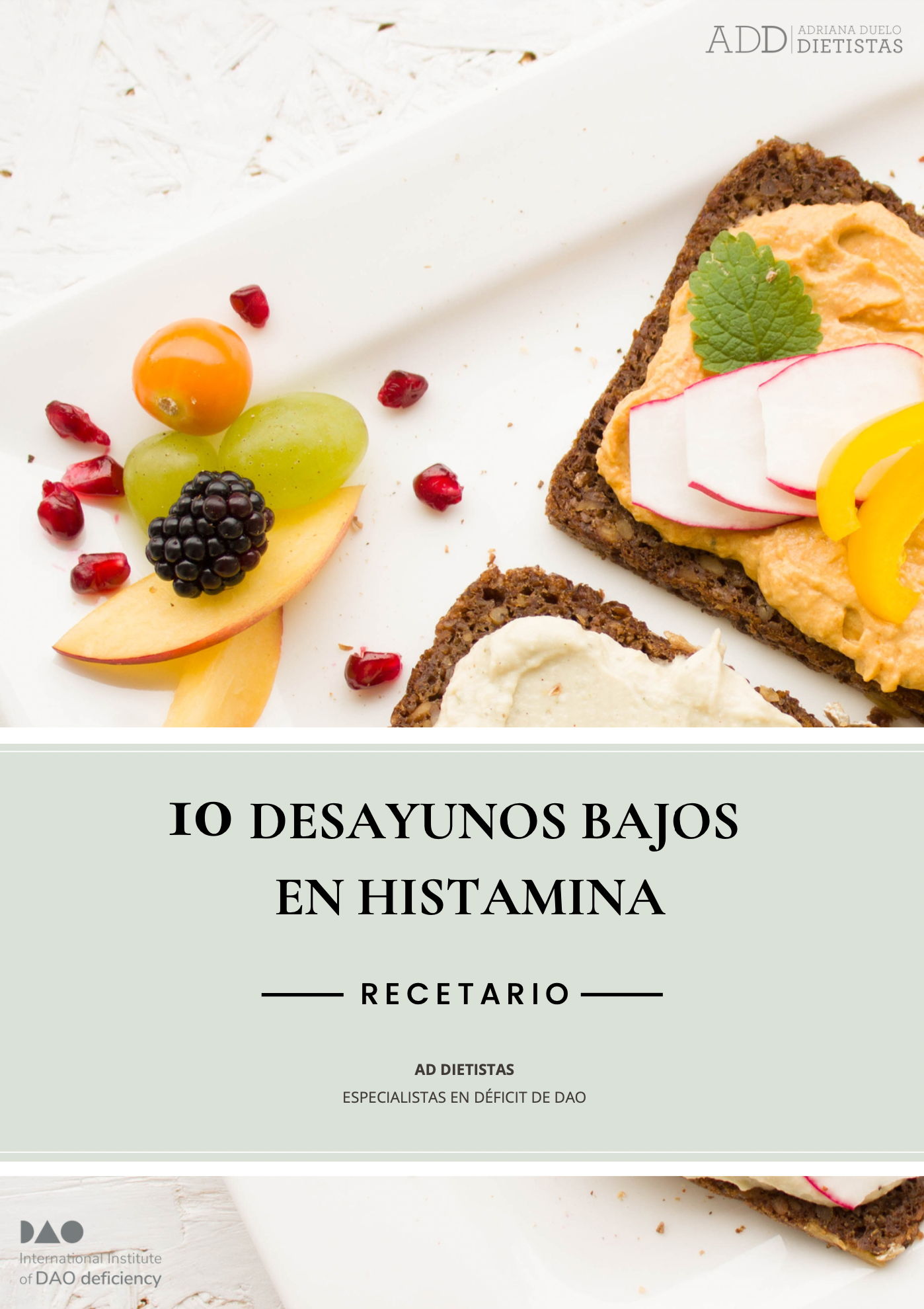10 Desayunos bajos en histamina | AD Dietistas